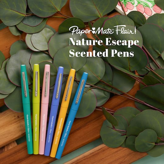 Paper Mate® Flair!® 0.7mm Medium Point Nature Escape Scented Felt Tip Pens